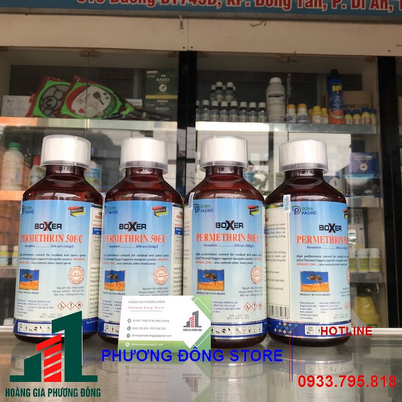 Thuốc diệt muỗi Boxer Permethrin 50EC - chai 1 lít