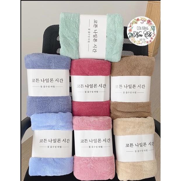 Khăn Tắm Bông Cao Cấp Xuất Hàn