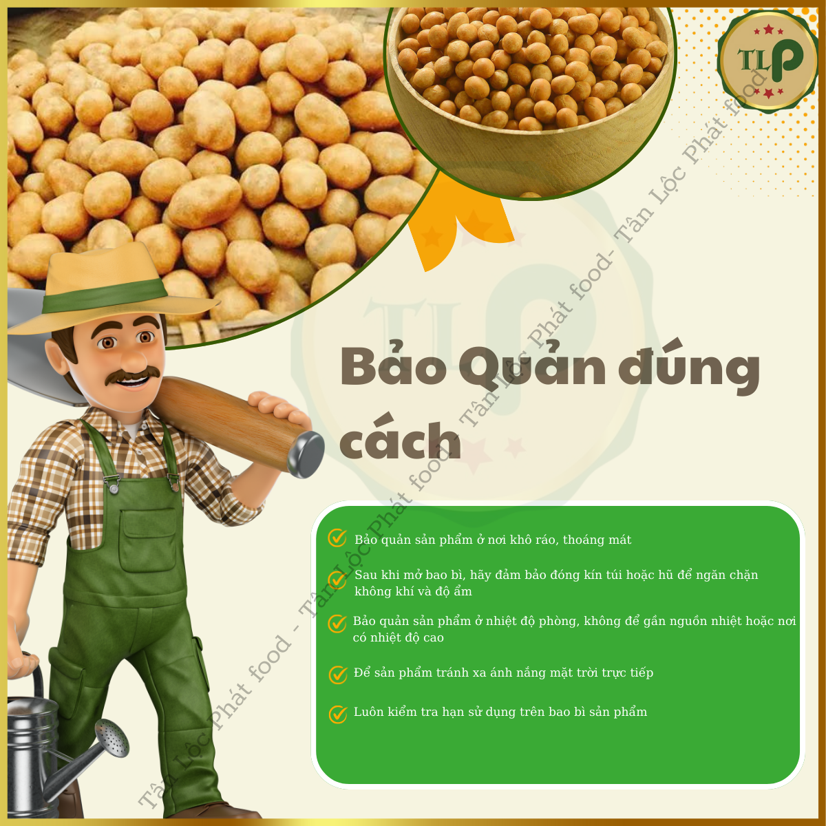 ĐẬU PHỘNG CỐT DỪA TÂN LỘC PHÁT BỊCH 500G [ MẪU MỚI