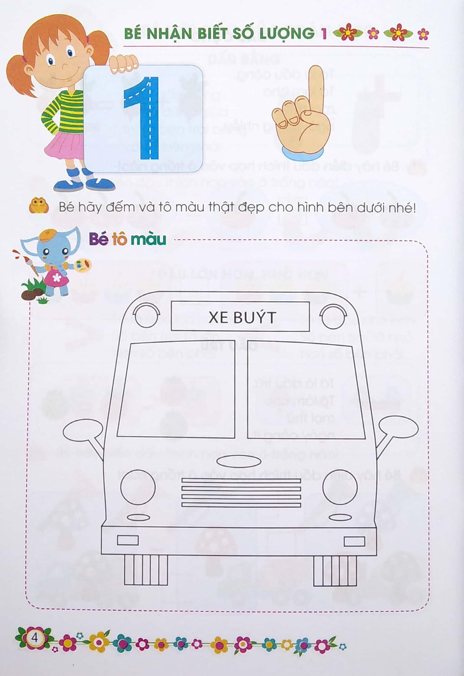 Giúp Bé Vững Bước Vào Lớp 1 - Bé Làm Quen Với Toán Học (4-5 Tuổi) (Tái Bản 2024)