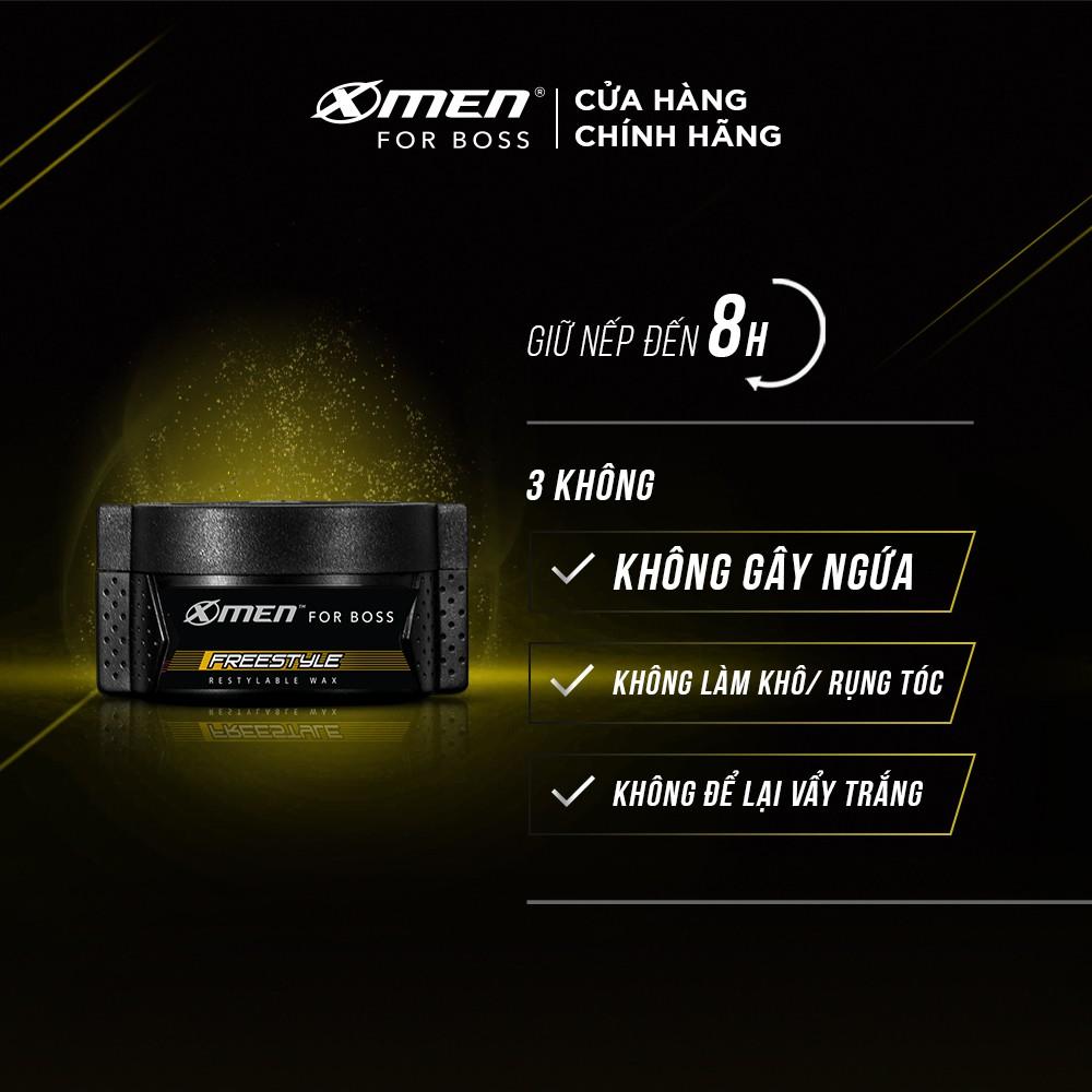 Sáp vuốt tóc X-Men For Boss Wax FREESTYLE 70g - Vuốt nhẹ tự nhiên