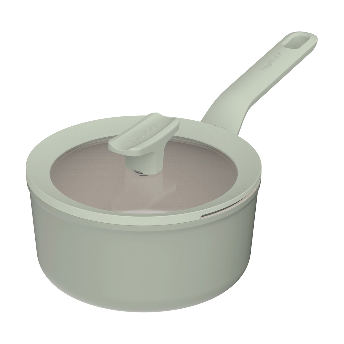 Quánh Berghoff Balance 18cm nắp kính. Hàng chính hãng. Bảo hành 24 tháng.