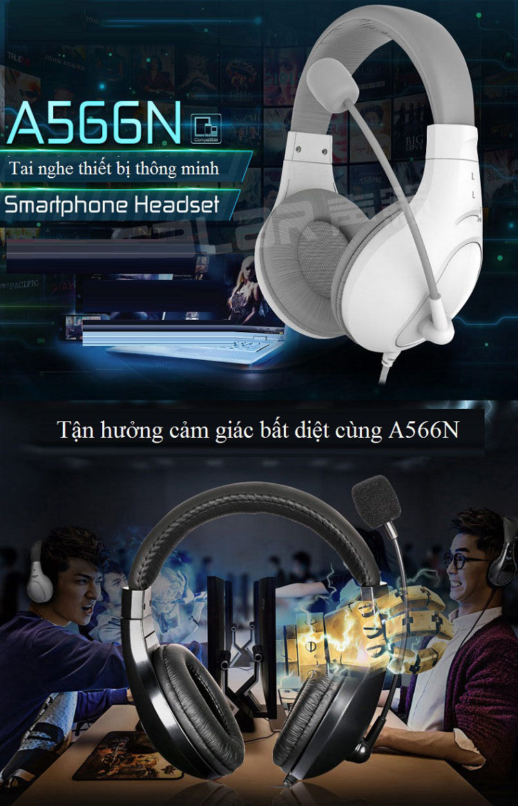 Tai Nghe Chơi Game Có Mic A566