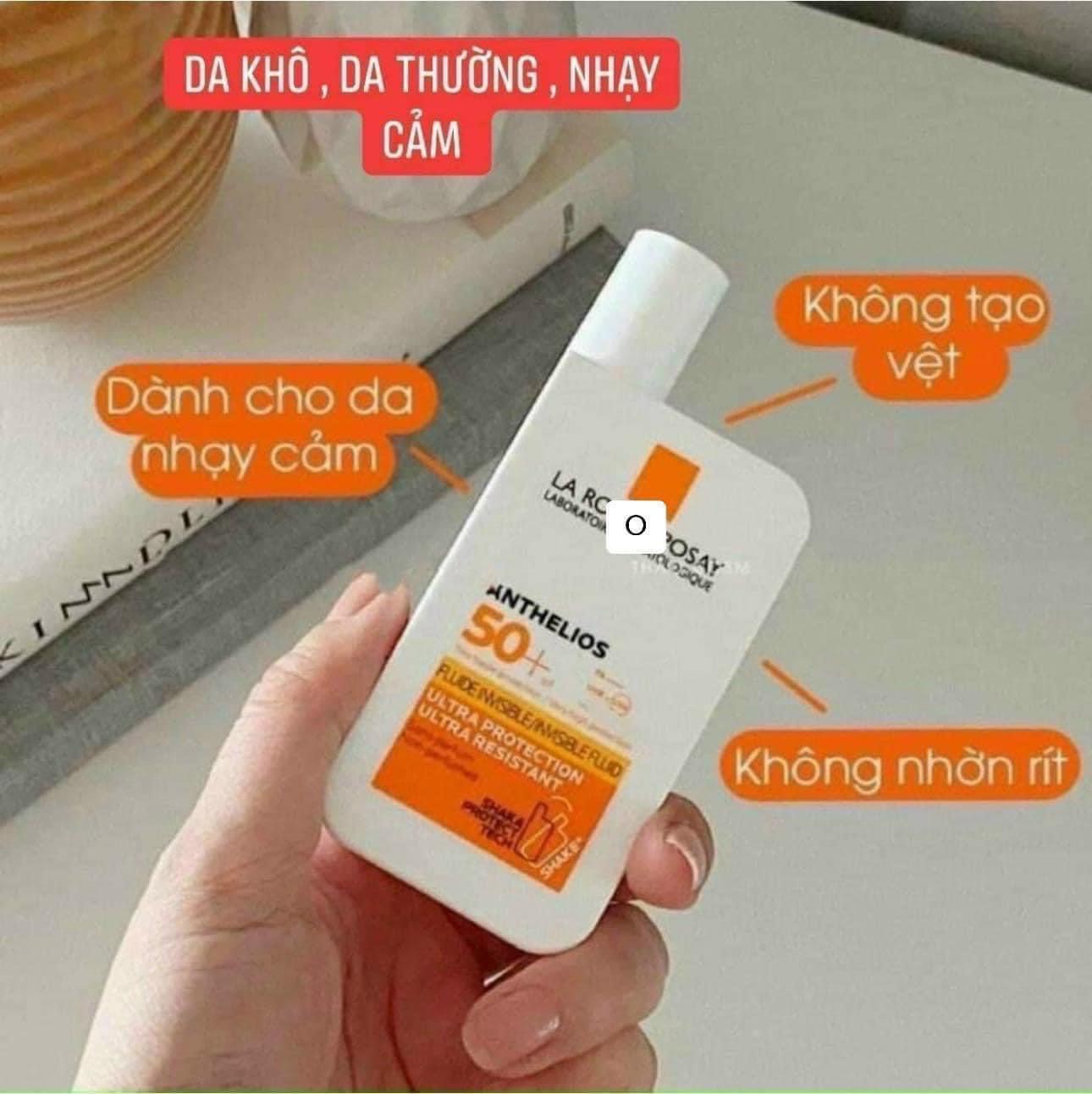 Kem chống nắng La RochePos dạng chai ( vạch vàng) 50ml