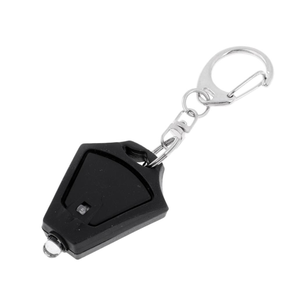 Pocket Keychain LED Flashlight Outdoor Camping Mini LED Lamp Emergency Torch with Carabiner