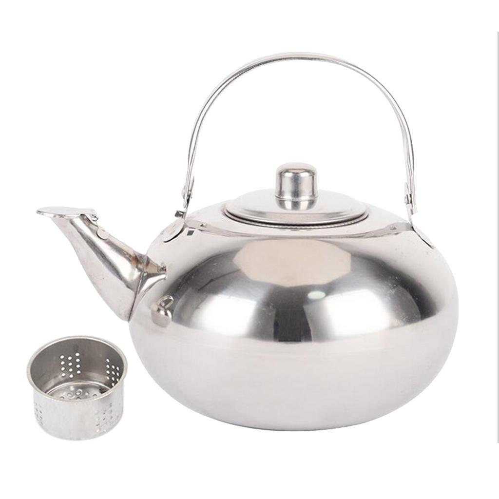2Pcs Teapot and Tea Kettle with Stainless Steel Infuser for Stove Top