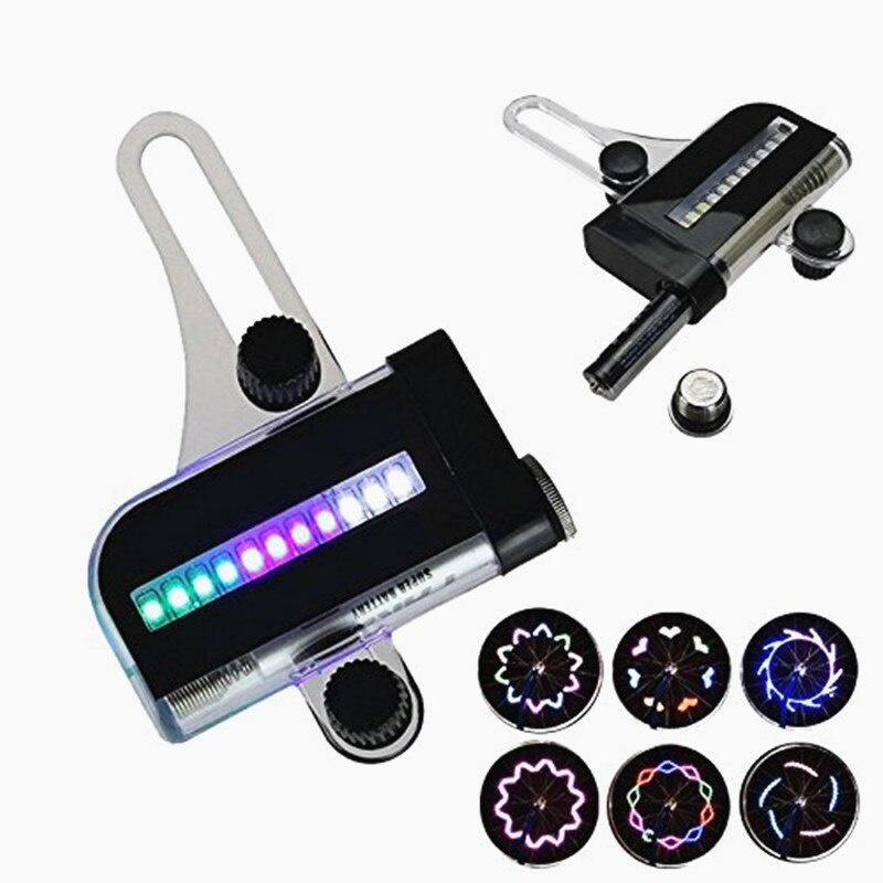 Hot Sale Two Side 14 LED Colorful Motorcycle Cycling Bicycle Bike Wheel Signal Tire Spoke Light 30 Changes Cycling Accessories