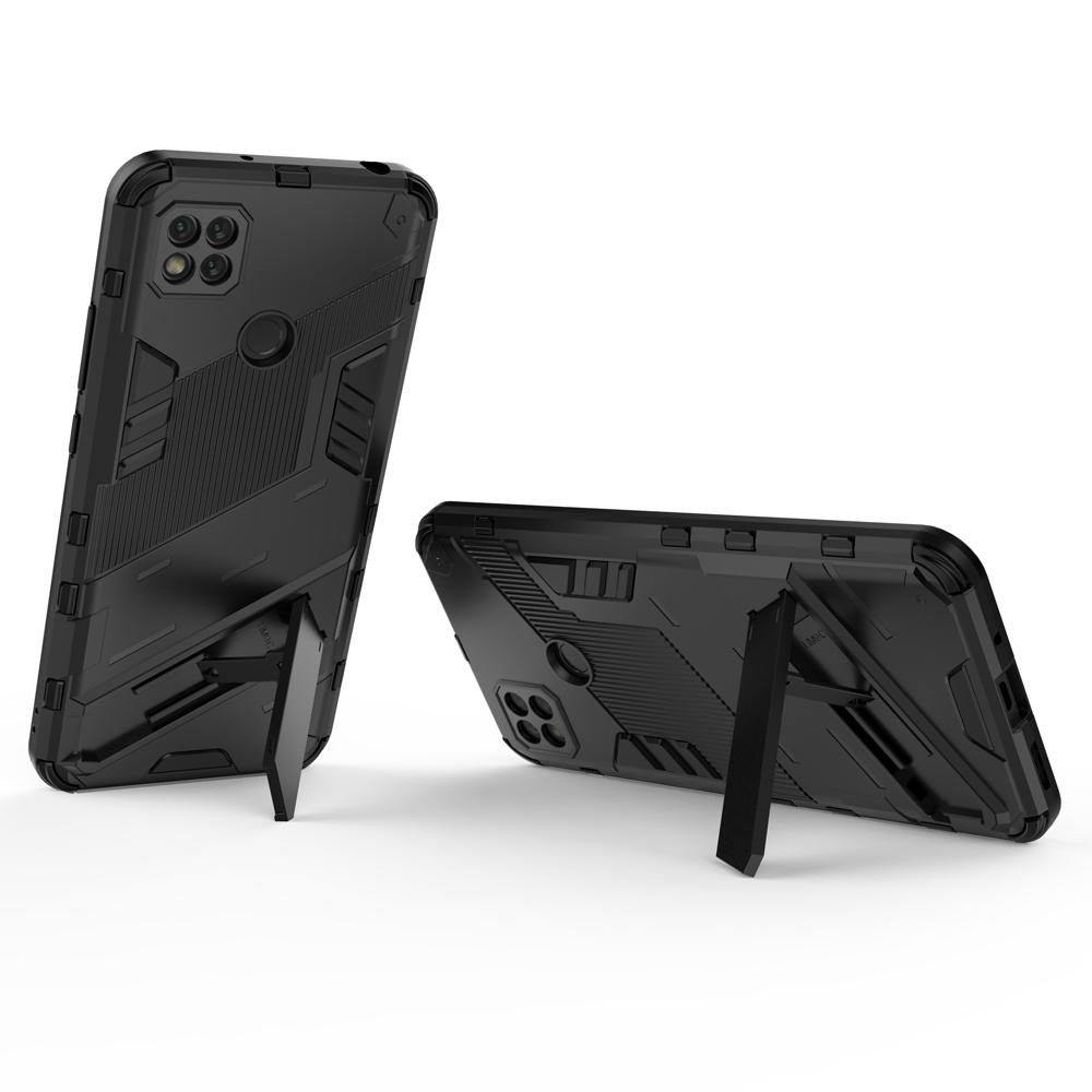 Ốp lưng Xiaomi Redmi 12C 10 10C A1 10A 9C 9 9A chống sốc có giá đỡ Iron Man PUNK cao cấp siêu đẹp