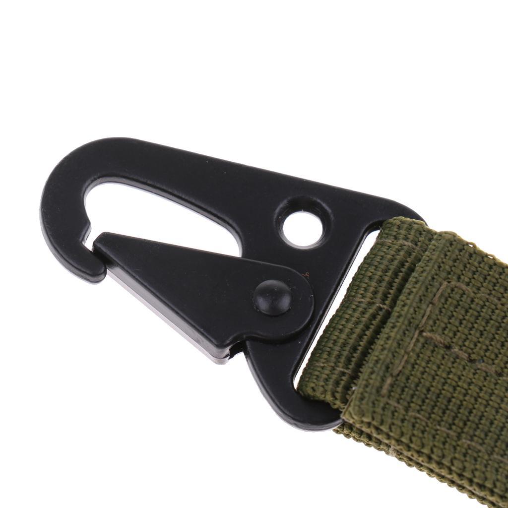 2-4pack Webbing Buckle Tool Outdoor Camping D-carabiner Key Hook Hunting Army