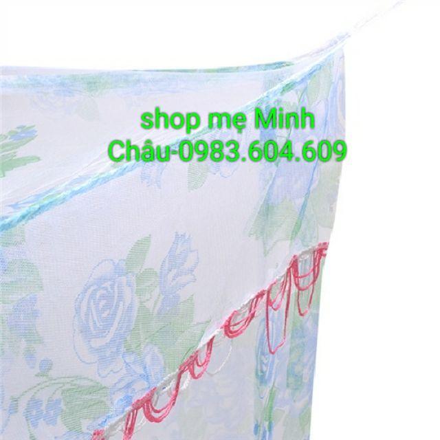 Mùng/màn ngũ dài 2,2 m x 1,8 m (Voal Việt Nam, dập nổi công nghệ Nhật Bản)/ màn chống muỗi