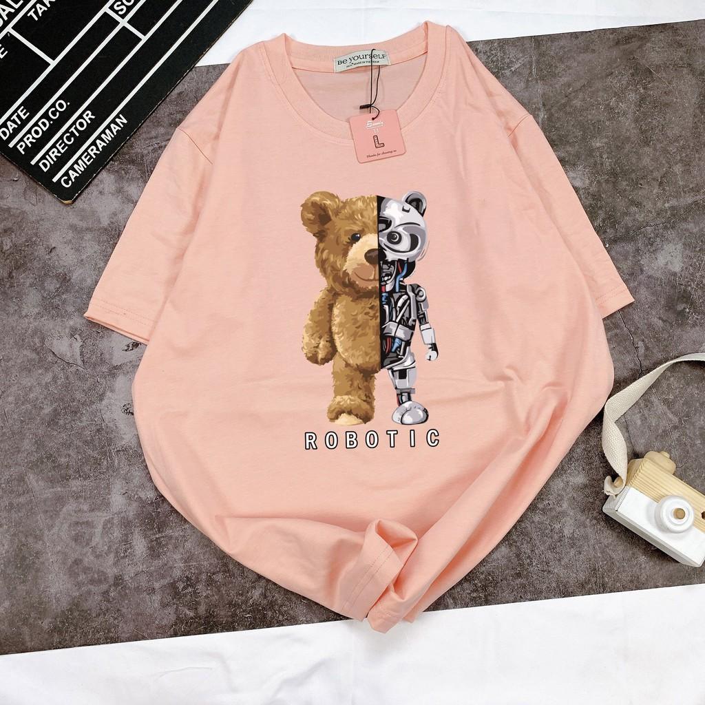 - Áo thun tay ngắn Be Yourself unisex size M L XL - GẤU ROBOT