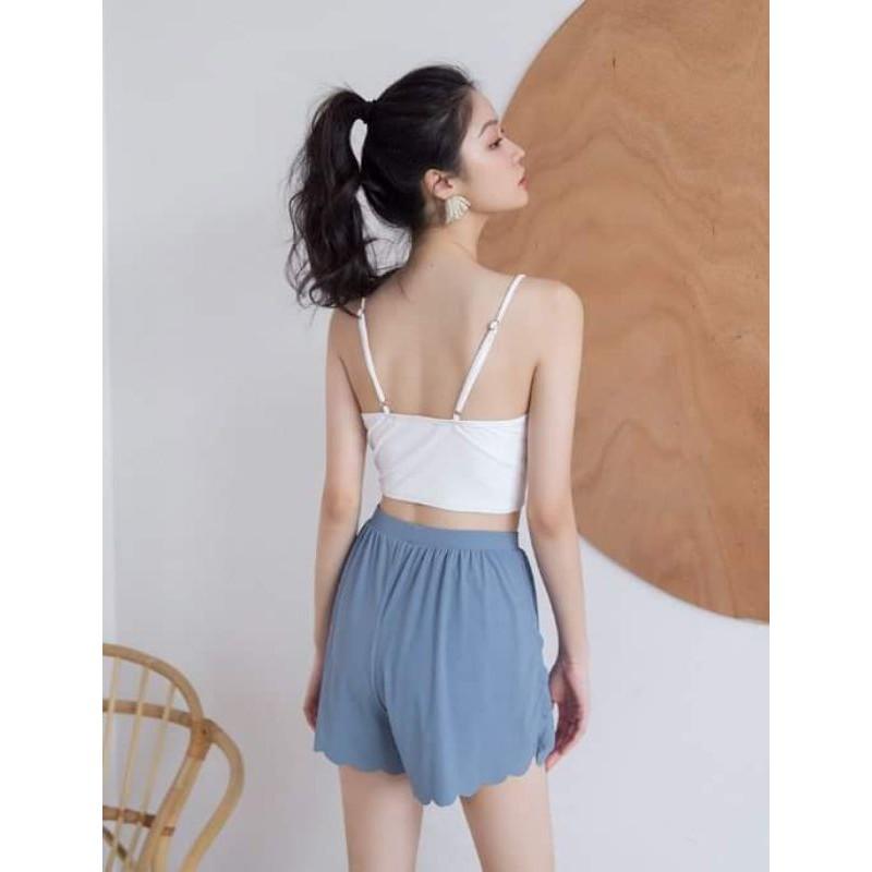 Đồ Bơi 3 Mảnh Lưng Cao Kèm Quần Đùi S137