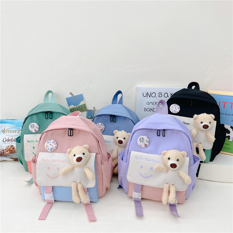 Ba Lô Cho Bé Trai Bé Gái Đi Học 3-8 Tuổi Hello Bunibear BLV01