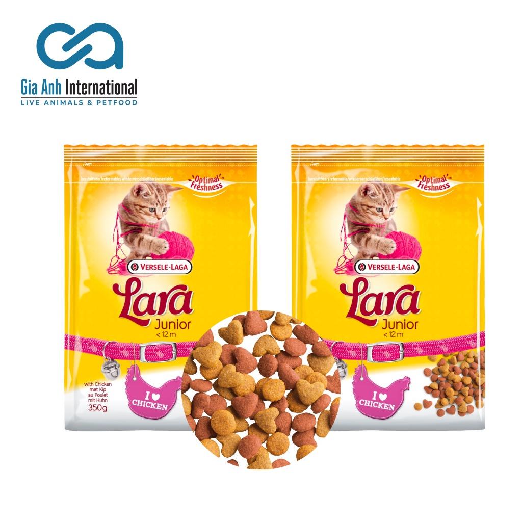 Thức Ăn Dạng Hạt Cho Mèo Con - Versele-Laga Lara Junior Giúp Bé Mèo Dễ Tiêu Hoá, Phát Triển Khoẻ Mạnh Gói 350g