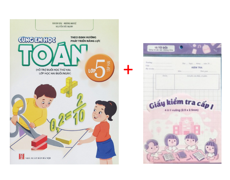 Sách - Cùng Em Học Toán Lớp 5 - tập 2