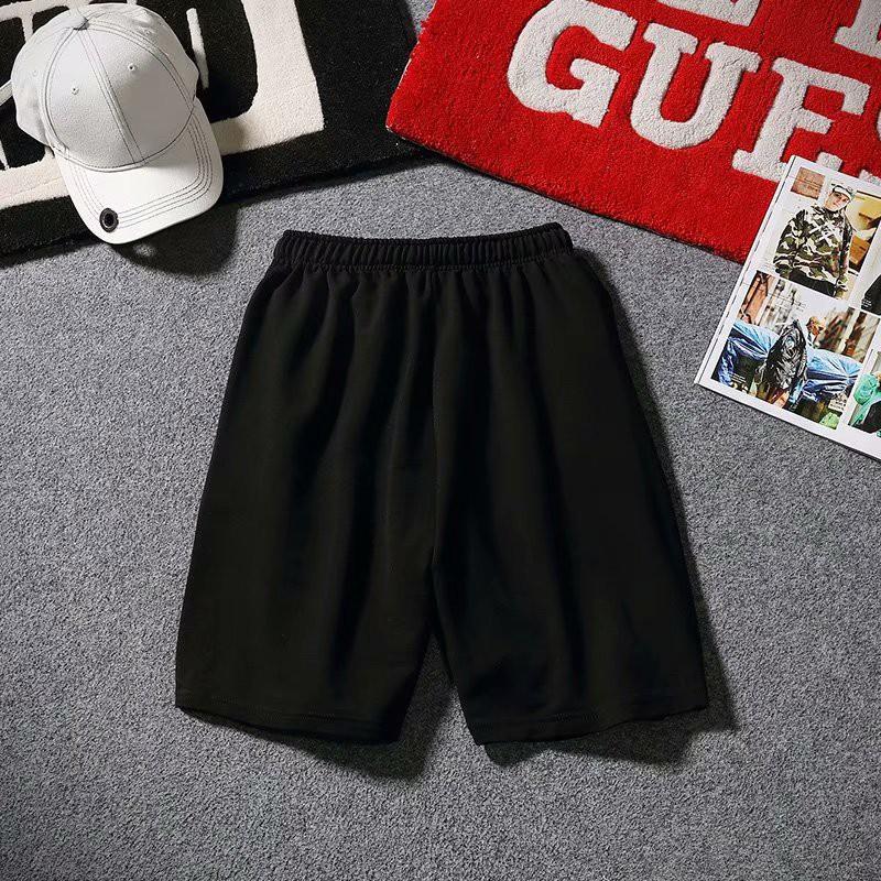 Quần ngắn thể thao ống rộng họa tiết hoạt hình thời trang cho nam