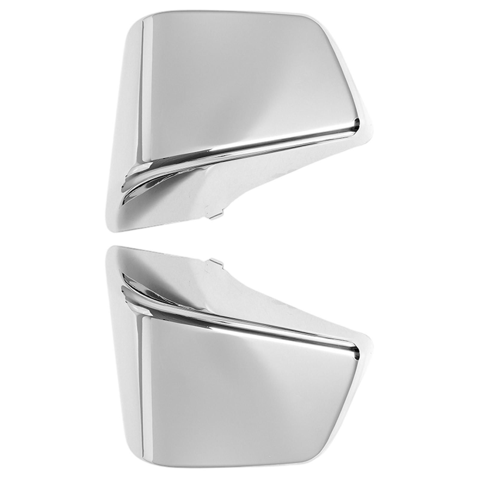 2Pcs Chrome Battery Side Fairing Cover  for  Shadow VT400 VT750