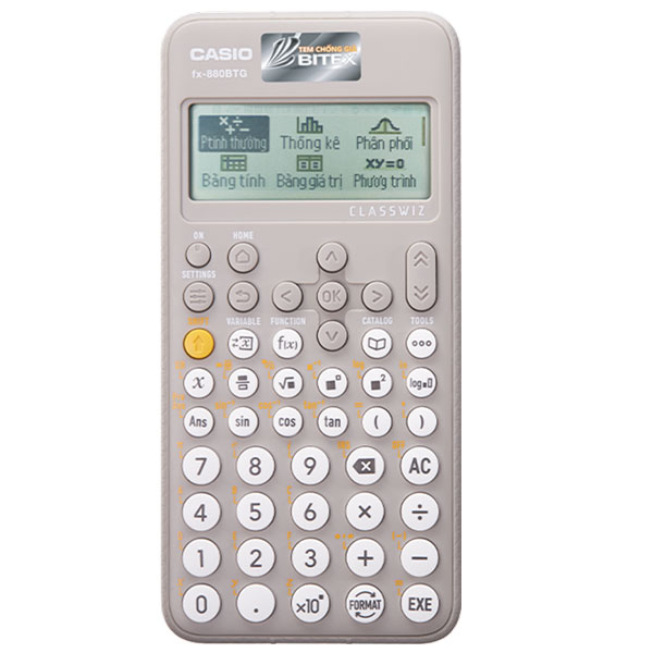 Máy Tính Casio FX 880 BTG - Màu Xám