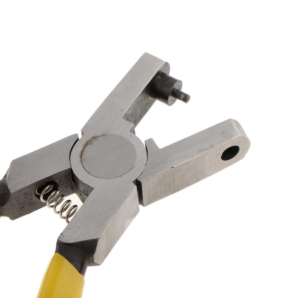 Watch Band Wrist Leather Strap Eyelet Hole Punch Plier Repair Hand Kit Tool
