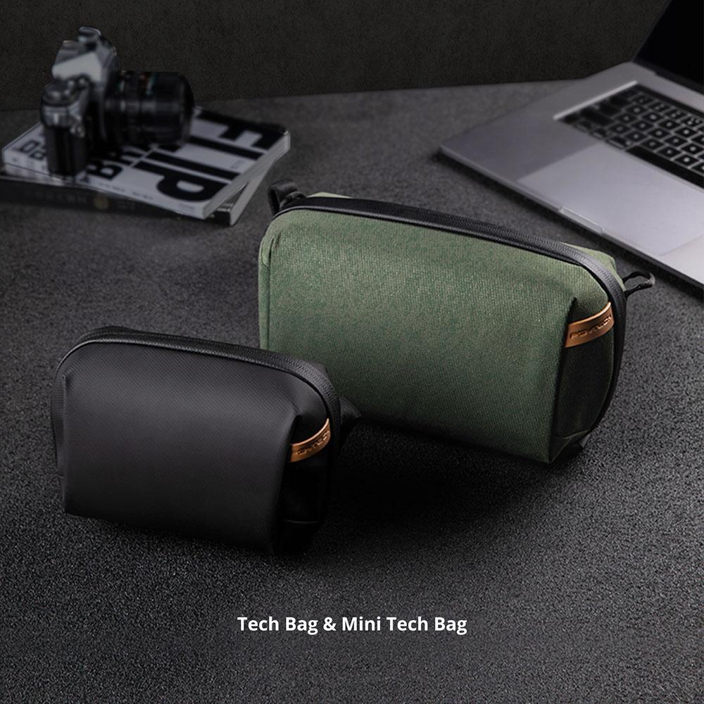 PgyTech Tech tổ chức Túi Túi chống thấm nhỏ Tháp ống kính công nghệ và Túi phụ kiện cho Cáp, Thẻ SD Photography