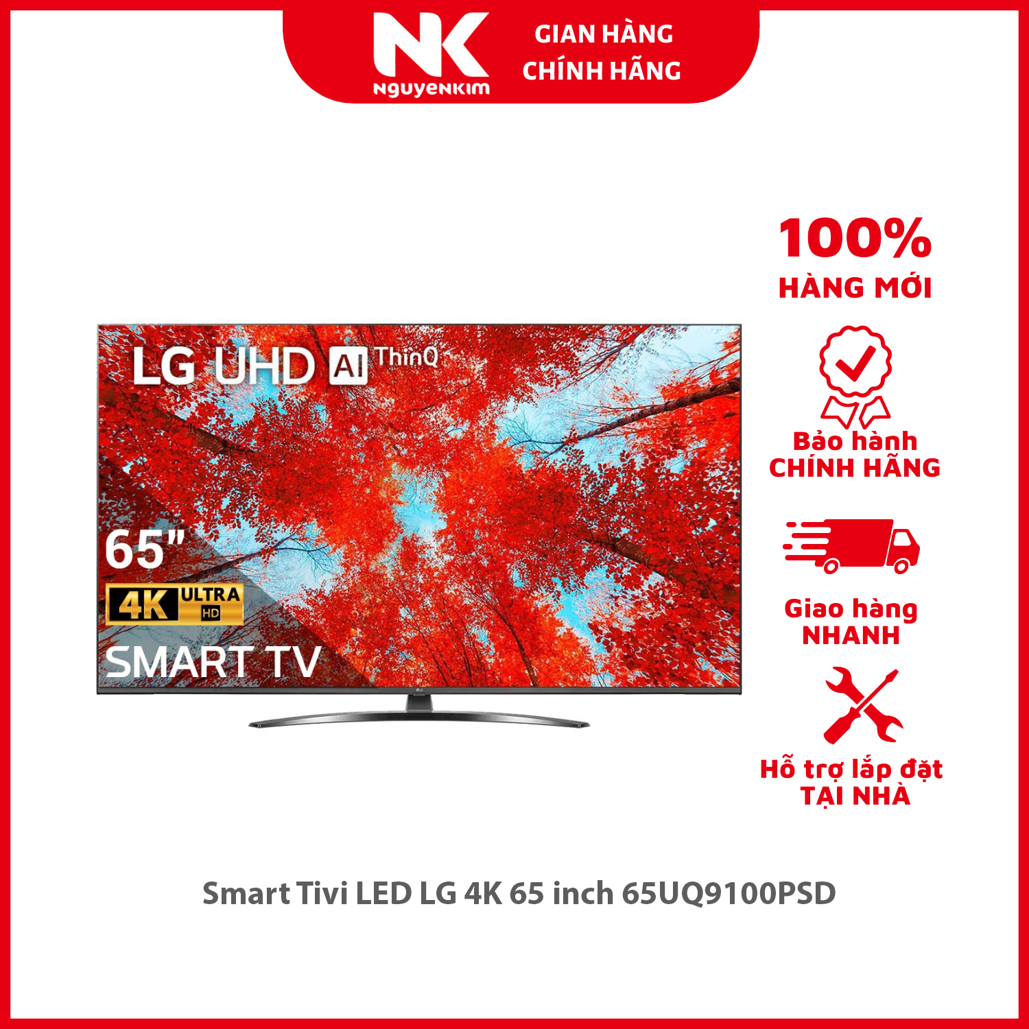 Smart Tivi LED LG 4K 65 inch 65UQ9100PSD - Hàng chính hãng