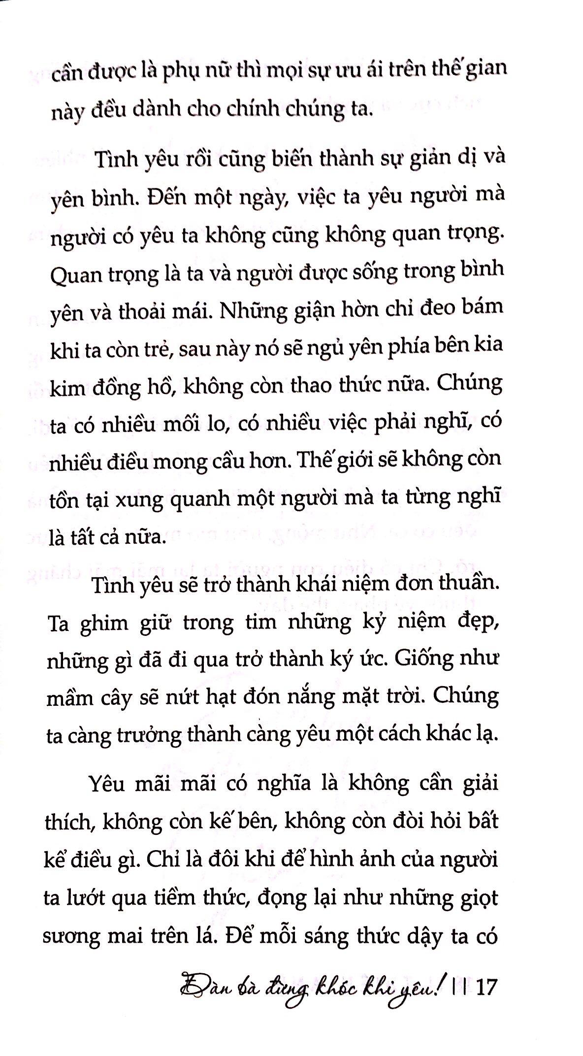 Đàn Bà Đừng Khóc Khi Yêu!