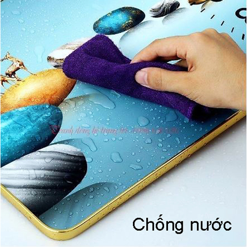 Tranh Tráng Gương Đồng Hồ Thuận Buồm Xuôi Gió Đem Tài Lộc Cho Gia Chủ