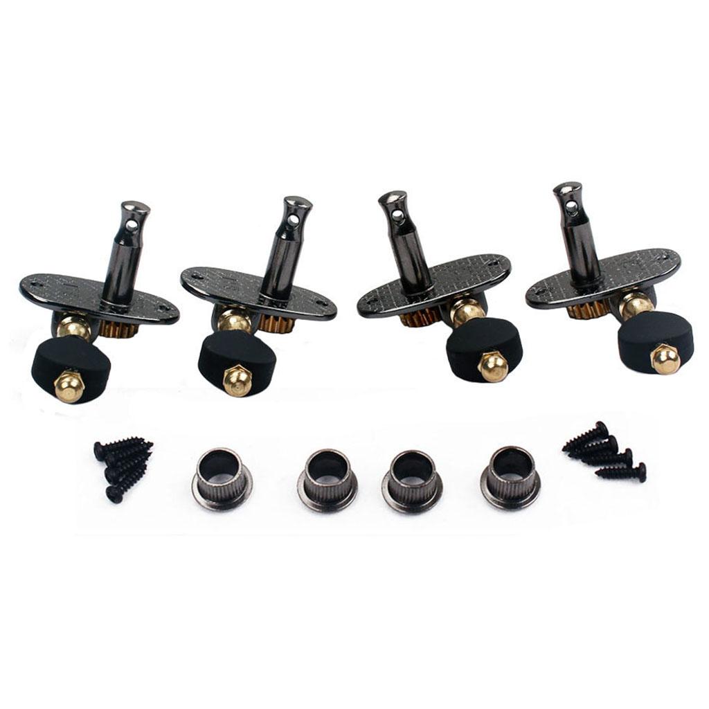 Locking Key Button String Tuning Pegs Tuners for 3 String Cigar Box Guitar
