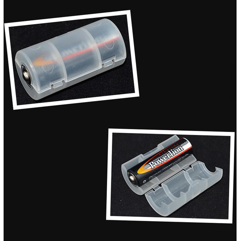 2-7pack 1 Packs Battery AA to Adapter Converter Holder Switcher