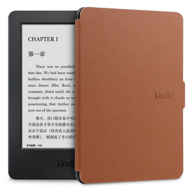 Bao da cover cho máy đọc sách kindle Voyage 7th có chức năng tự động tắt mở