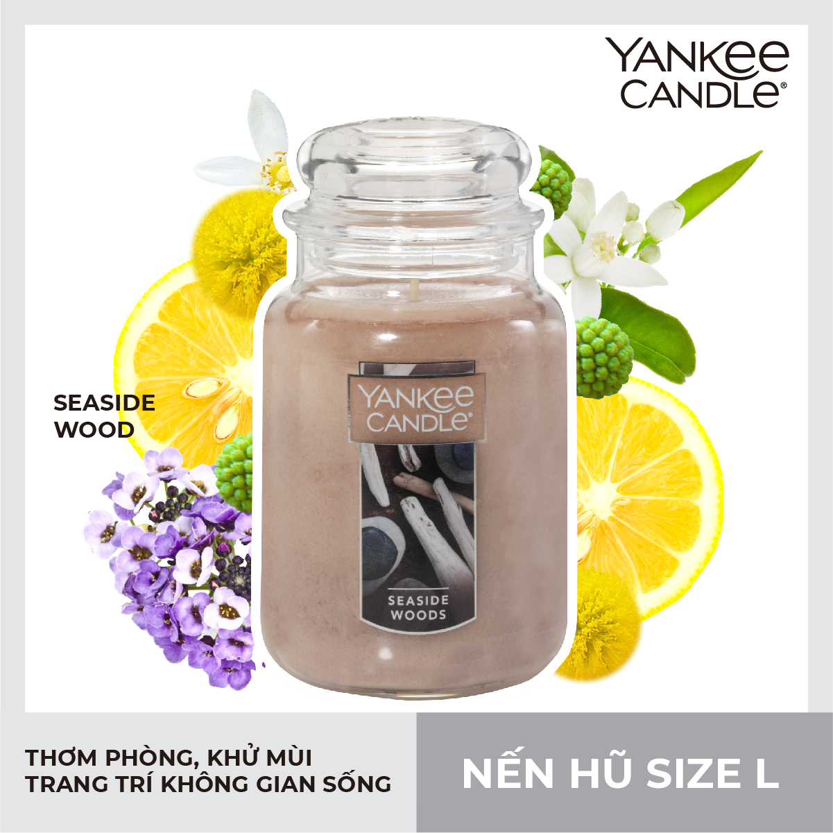 Nến Hũ Yankee Candle - Seaside Woods - L 623G