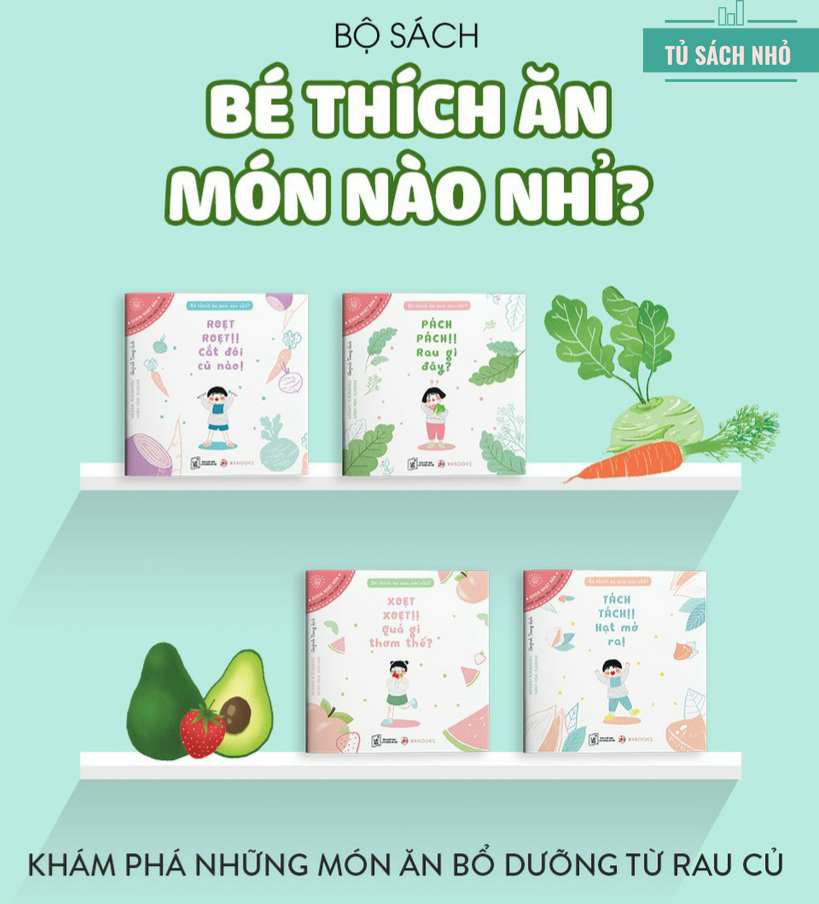 Combo Sách Ehon Nhật Bản: "Bé Thích Ăn Món Nào Nhỉ?"