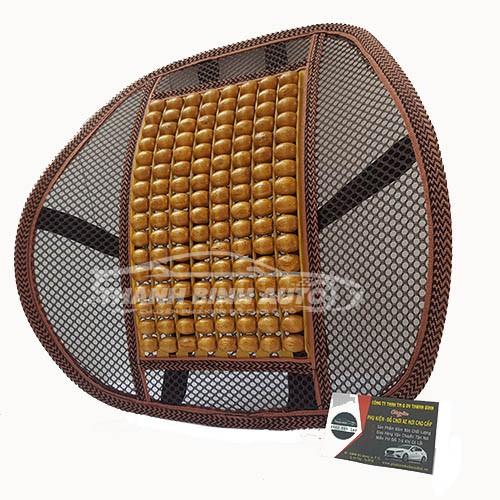Tựa lưng chống mỏi hạt gỗ cao cấp