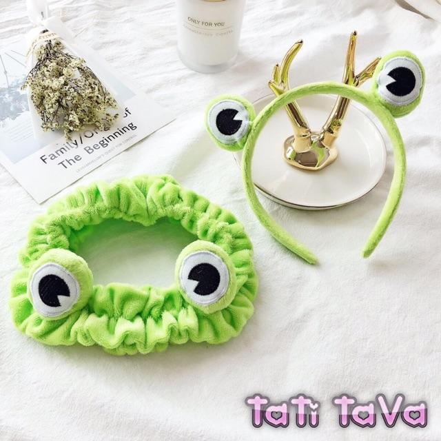 Băng đô, cài tóc ếch xanh 3D Tatitava