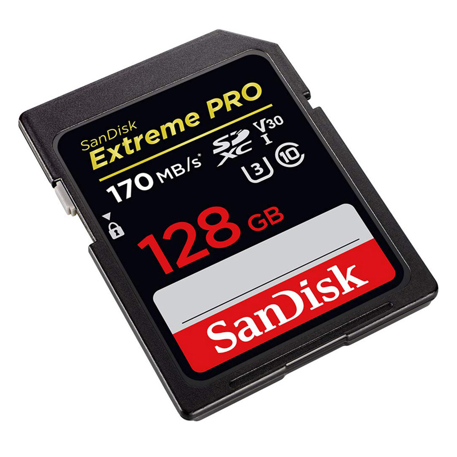 Thẻ Nhớ SDXC SanDisk Extreme Pro U3 V30 1133X 128GB 170MB/s - Hàng Chính Hãng