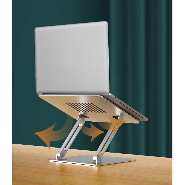 Z4 - Giá Đỡ Macbook Laptop Nhôm cho máy 11 inch - 17 inch gấp gọn có thể tháo rời kiêm đế tản nhiệt cao cấp