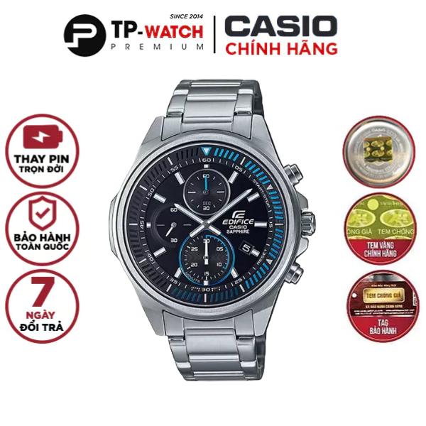 Đồng Hồ Nam Dây Thép Casio Edifice EFR-S572D-1AVUDF Chính Hãng - EFR-S572D-1A