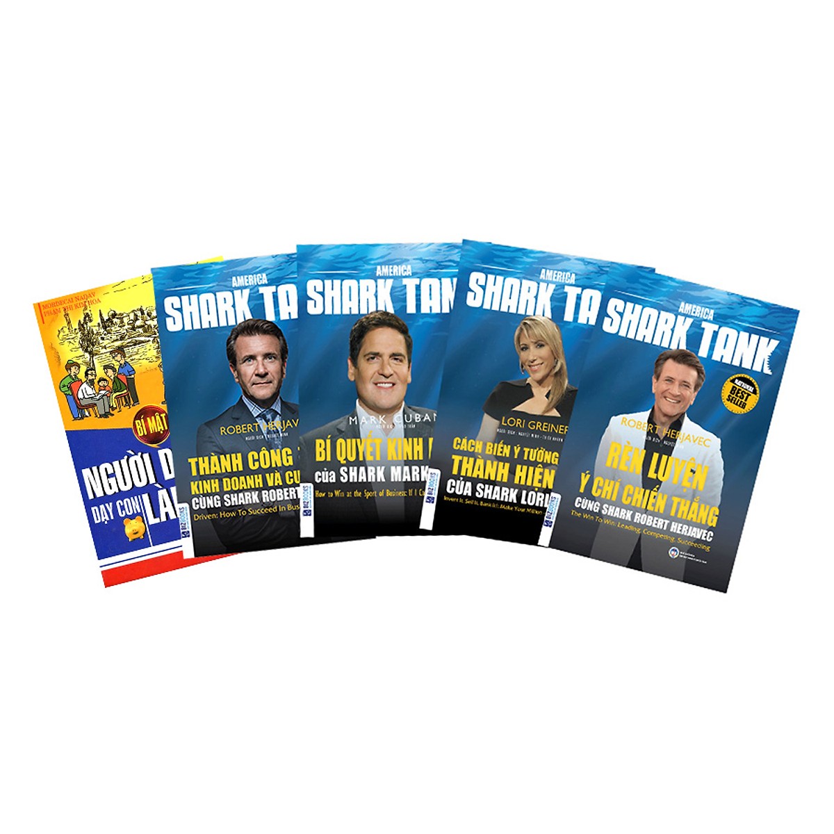 Combo 4 Cuốn Huấn Luyện Kinh Doanh Cùng America Shark Tank(Tặng kèm bút chì Kingbooks)