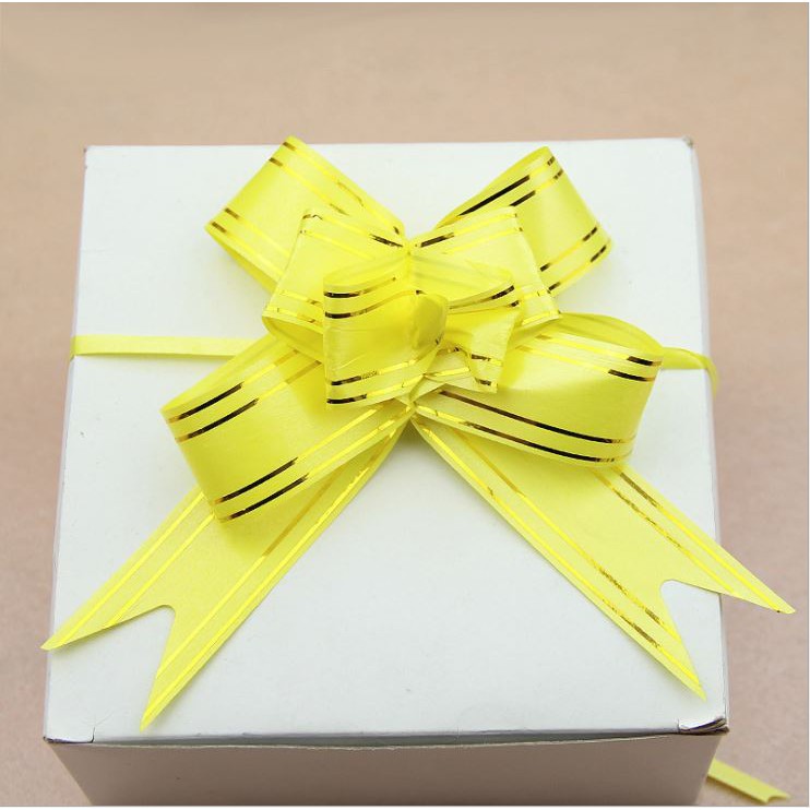 NƠ RÚT GÓI QUÀ 5CM DÀI 71CM TRANG TRÍ HỘP QUÀ GIỎ QUÀ