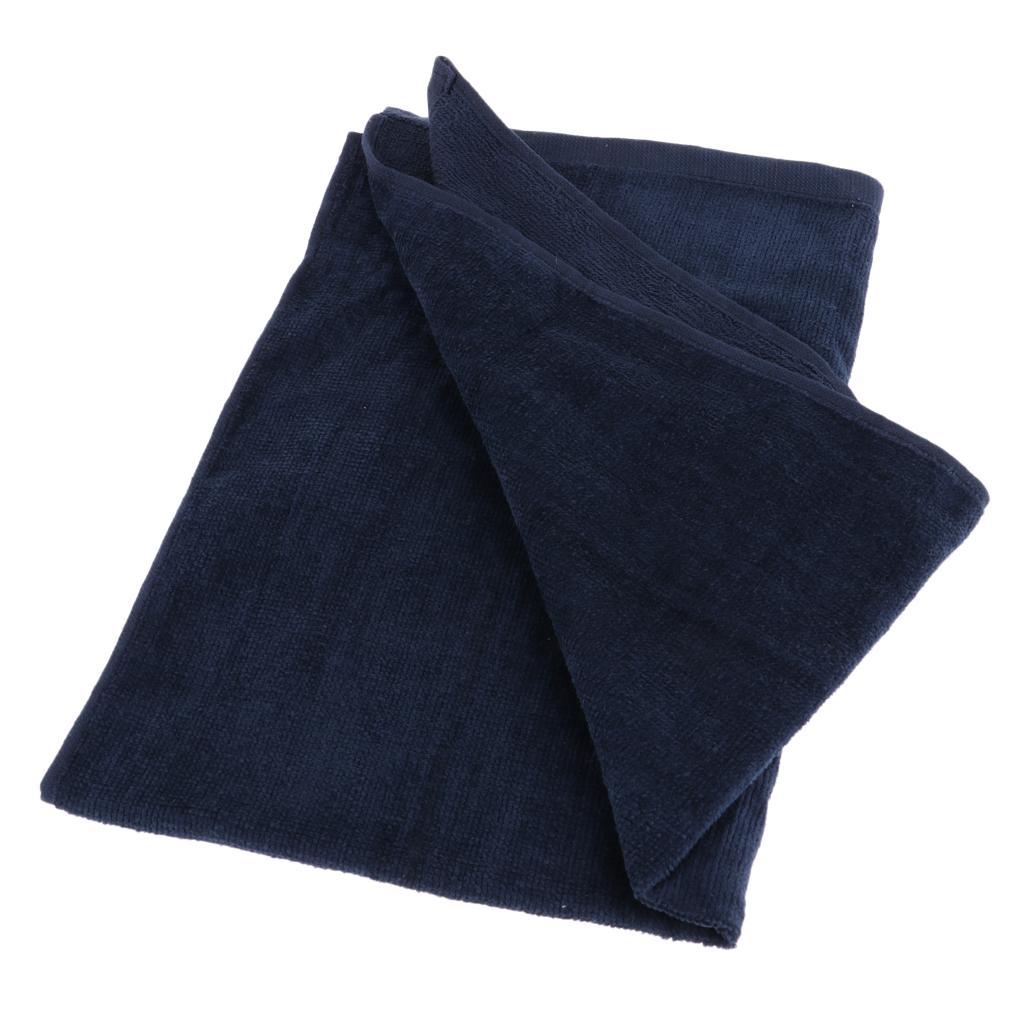 62 X 42cm Cotton Golf Towel Hand Towel Quick Drying Golf Ball Cleaner Black