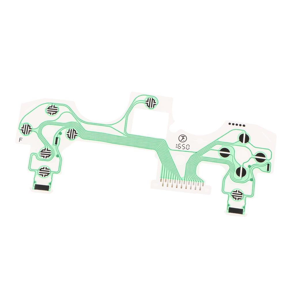 2xConductive Film Keypad Flat Flex Ribbon Cable For Sony PS4 Controllers Green