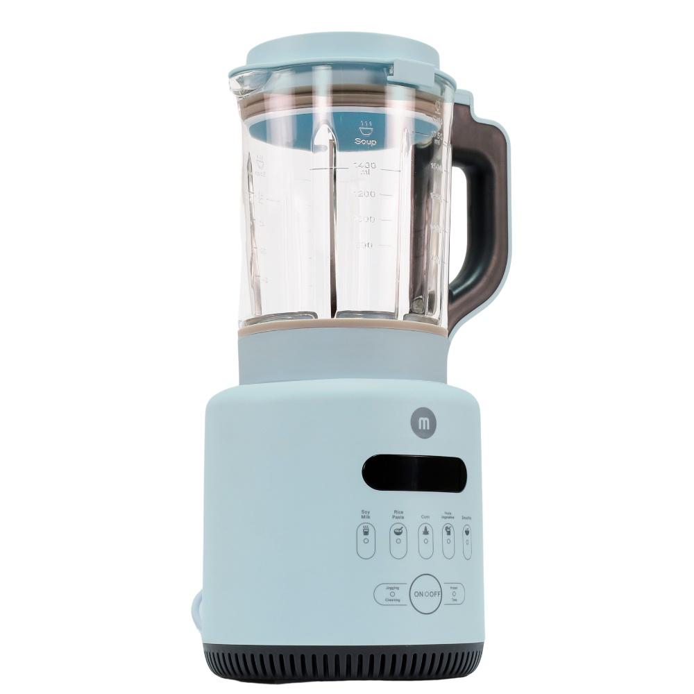 Máy làm sữa hạt, xay sinh tố, nấu cháo dinh dưỡng em bé Mishio cối thủy tinh borisilicate 1.75L