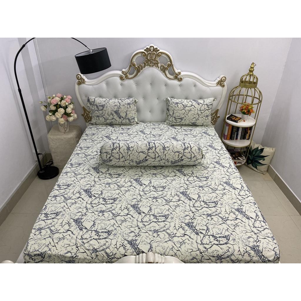 Bộ Drap Thun Hàn Quốc Mát Lạnh Cực Hot {4 MÓN} đủ size