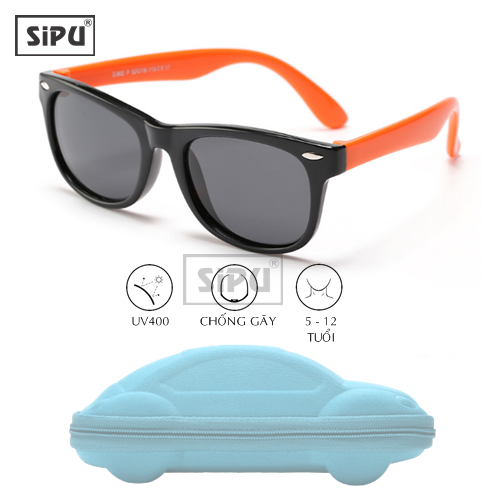 Mắt Kính Trẻ Em SiPU Chính Hãng MK02 Cao Cấp Chống UV400 + Chống gãy Cho Bé Trai Bé Gái