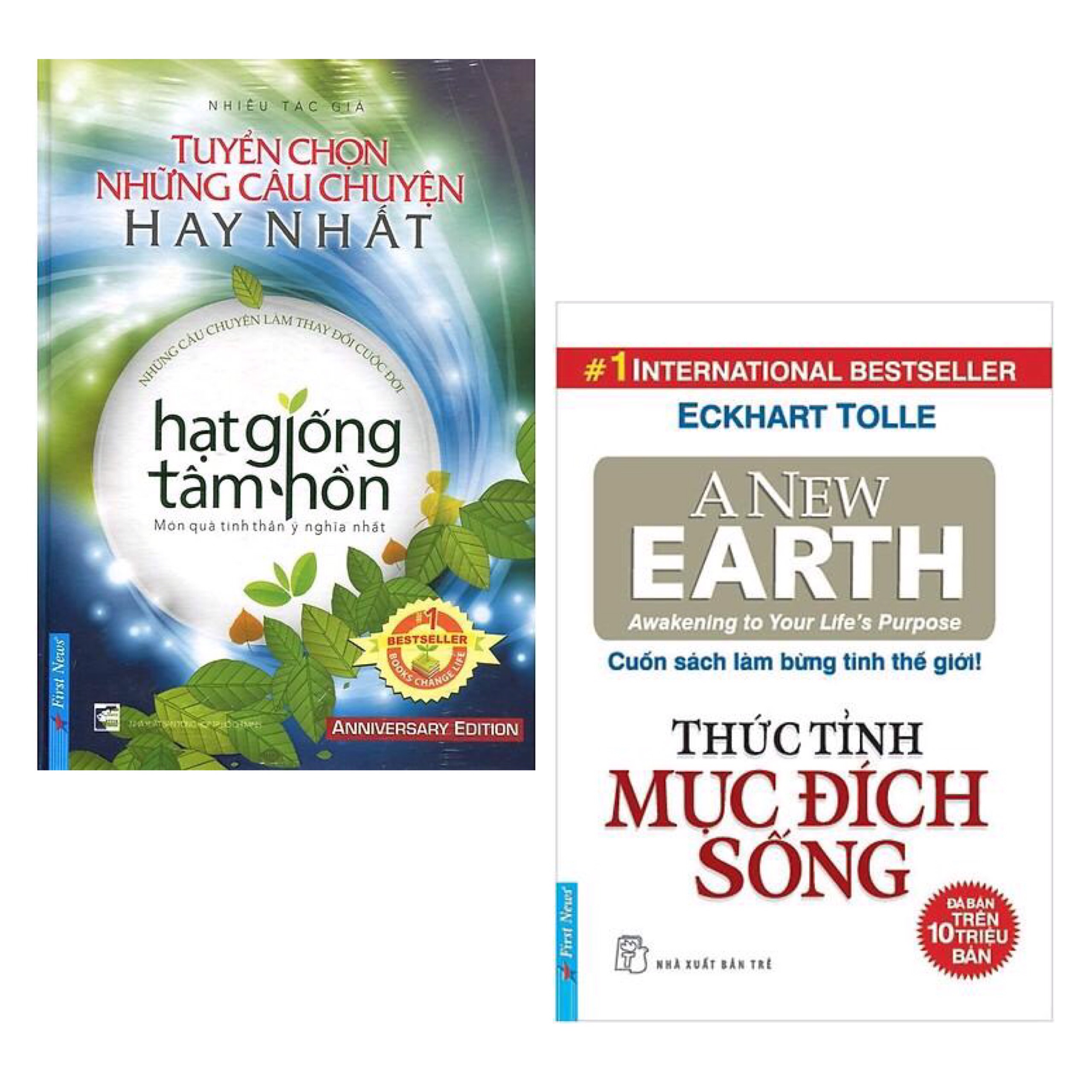 Combo 2 Cuốn Sách Kỹ Năng Thức Tỉnh Cả Thế Giới: Thức Tỉnh Mục Đích Sống  + Hạt Giống Tâm Hồn - Tuyển Chọn Những Câu Chuyện Hay Nhất / Tặng Kèm Bookmark Happy Life