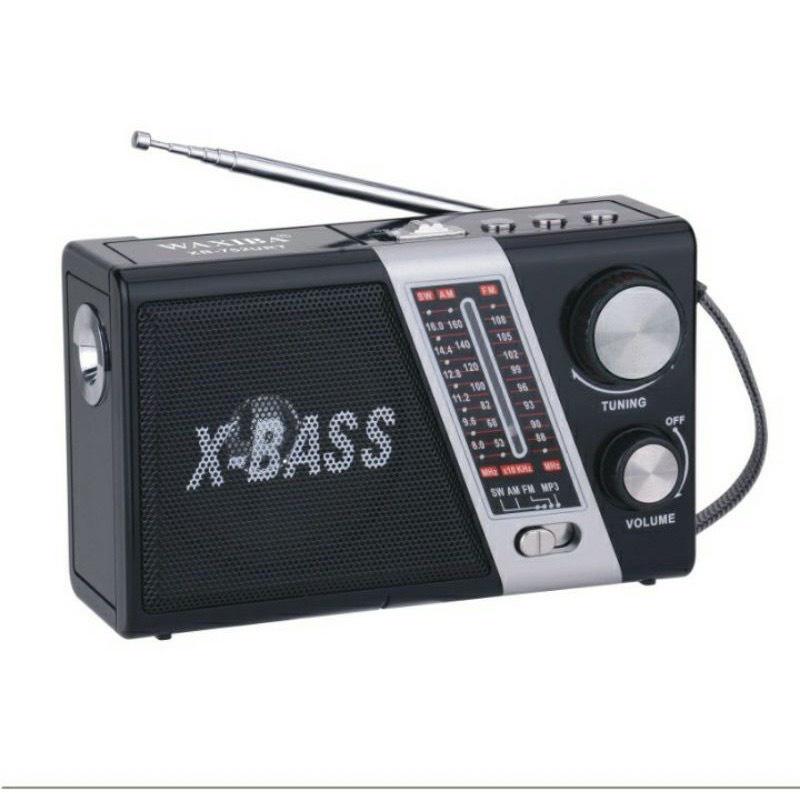 Đài Radio WAXIBA XB-752 FREE SHIP Chạy USB , Thẻ Nhớ , Kiêm Đèn Pin . Bắt Sóng Cực Tốt , Loa To , Dễ Sử Dụng