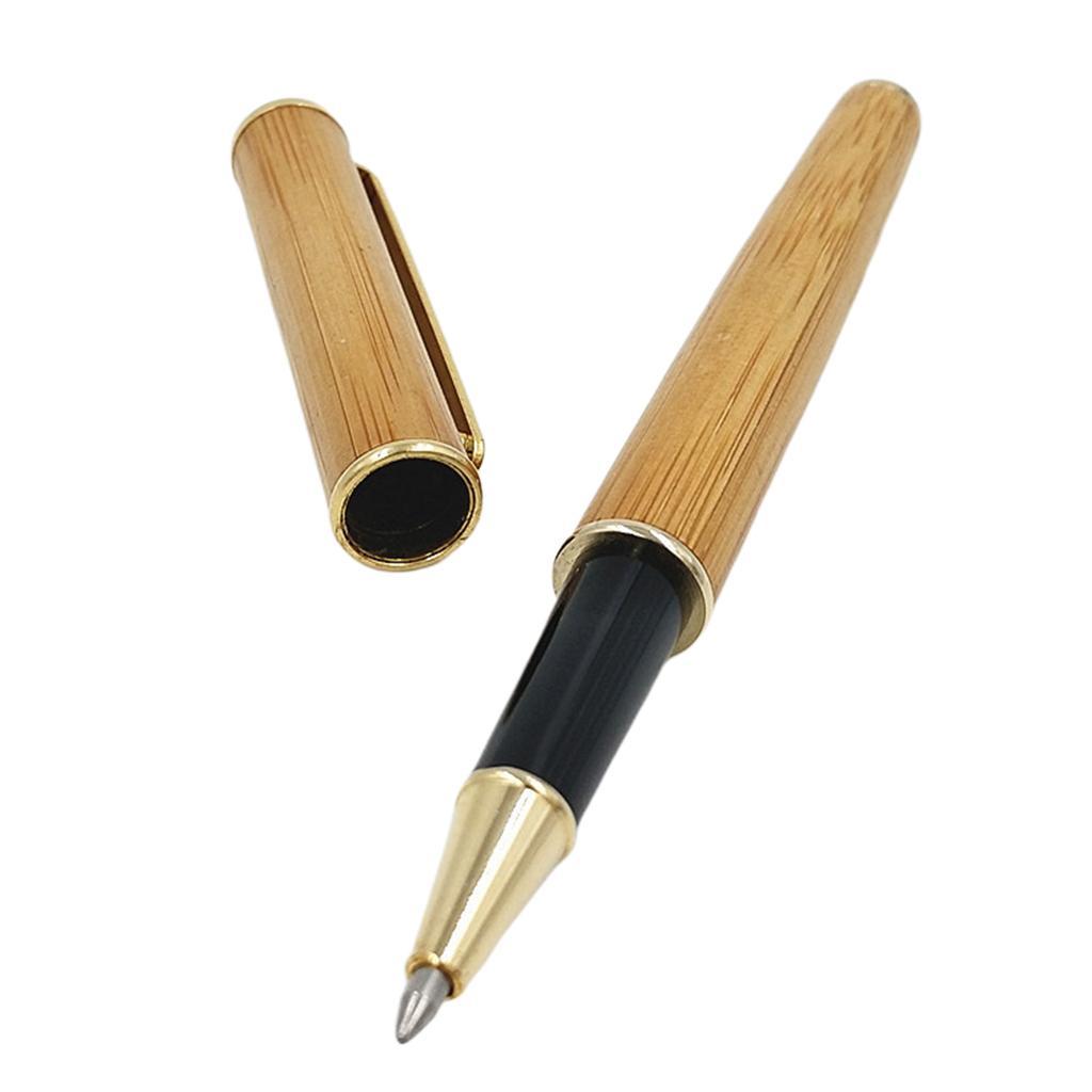 Premium Dark Rollerball Pen With Fine Tip / Black Ink Refill