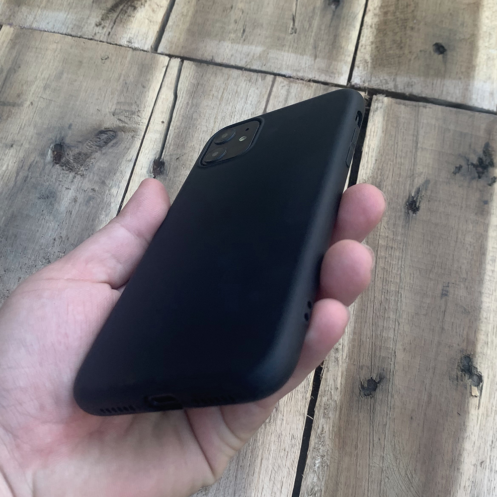 Ốp lưng dẻo mỏng dành cho iPhone 11 - Màu đen