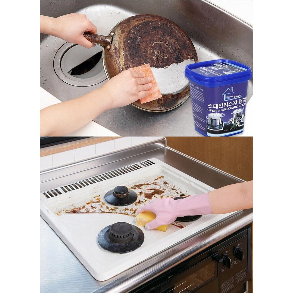 Kem Tẩy Rửa Đa Năng Nhà Bếp Vệ Sinh Nhà Cửa Oven Cookware Cleaner 500g