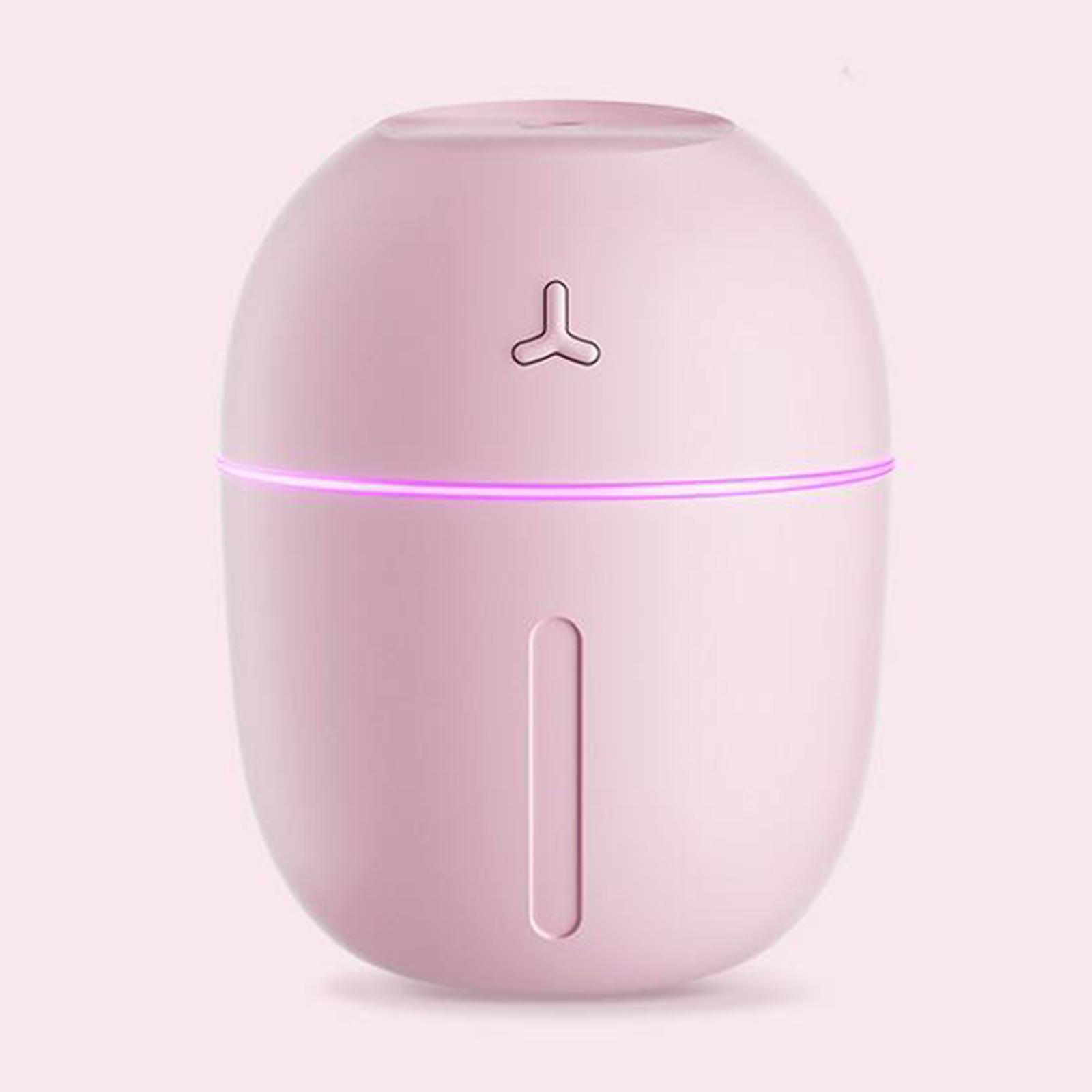 Portable USB Cool Mist Humidifier, 300ML Mini Atomization Humidifier with Light, Desktop Ultrasonic Air Humidifier for Home, Offices, Bedrooms,Dorm